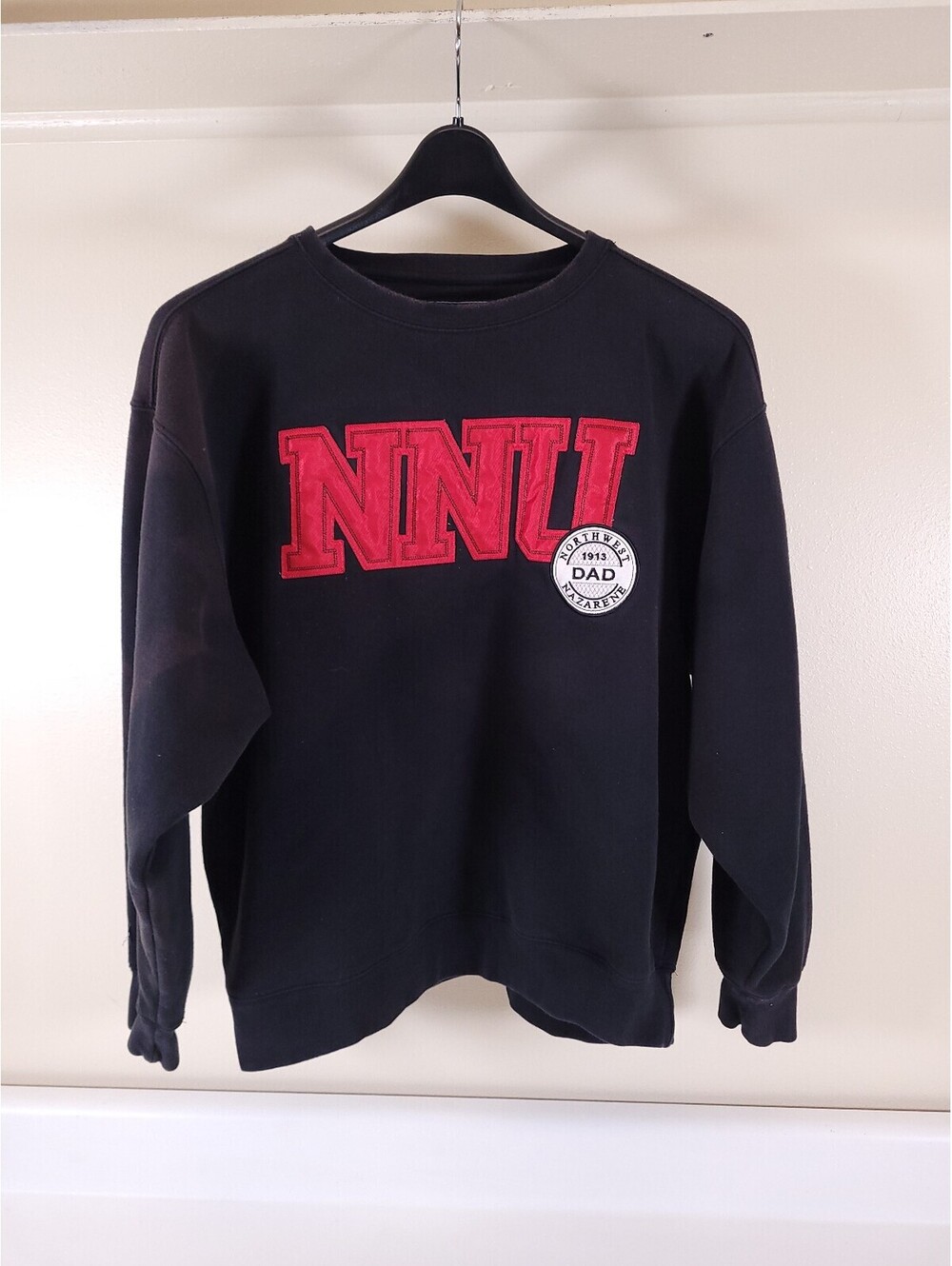 Vintage jansport sweater mens Large northwest nazarene university black NNU